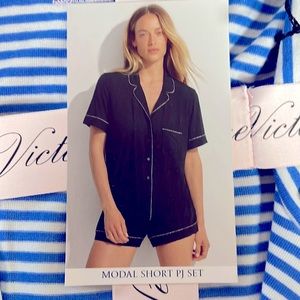 Victoria’s Secret striped modal pjs set
